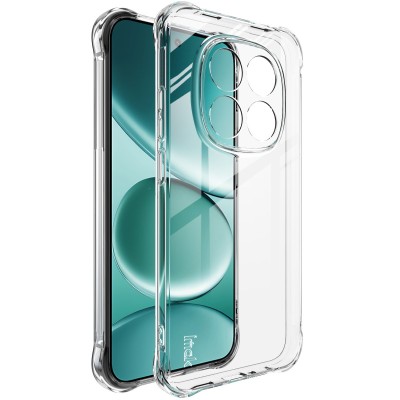 "Imak" reinforced protection hard silicone (TPU) airbag case - transparent (Redmi Note 15 Pro 5G)
