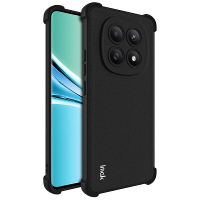 "Imak" reinforced protection hard Airbag silicone matte (TPU) case - black (Poco M8 / Redmi Note 15 5G)