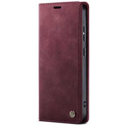 „CaseMe“ Retro Skin Case - burgundy (Redmi Note 15 Pro 5G)