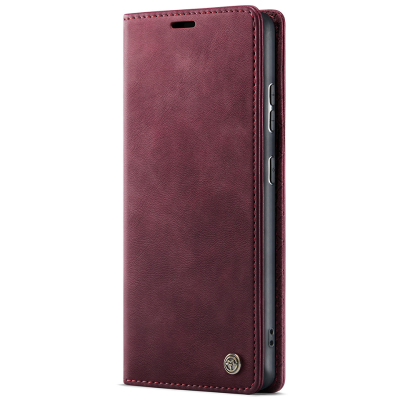 „CaseMe“ Retro Skin Case - burgundy (Poco M8 / Redmi Note 15 5G)