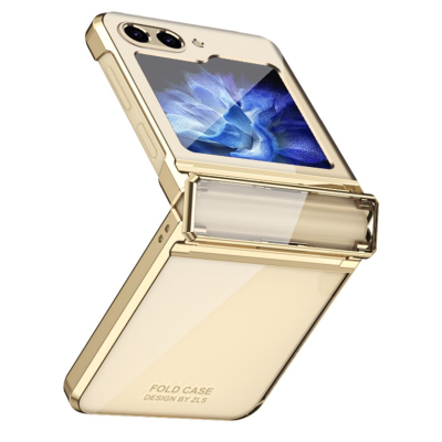 „Fashion“ plastic case - gold (Galaxy Z Flip5)