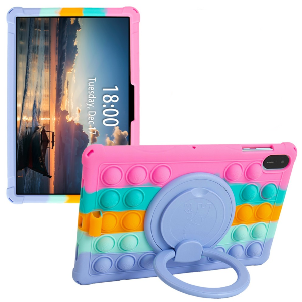 Popit Bubble Kickstand Soft Silicone (TPU) Case - Pink (Honor Pad X9 / X8a)