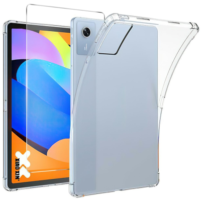 Reinforced protection silicone case - transparent + screen protector (Idea Tab 11 2025 / Tab K11 Gen 2  / Xiaoxin Pad 11 2025)