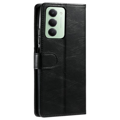 „Binfen“ Card Flip Book Case - Black (Redmi 15 4G / Redmi 15 5G)
