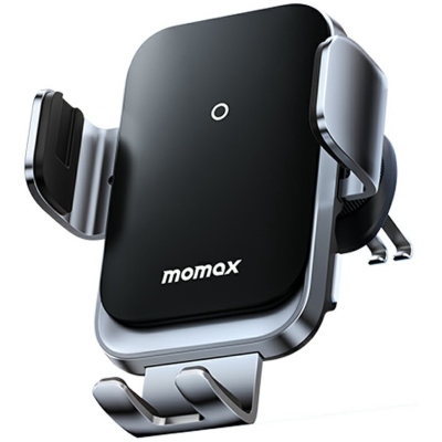„MOMAX “ automobilinis telefono laikiklis / kroviklis (15W) - juodas