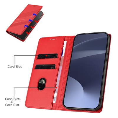 "Hengxin" Flip Book Case - red (CMF Phone 2 Pro)