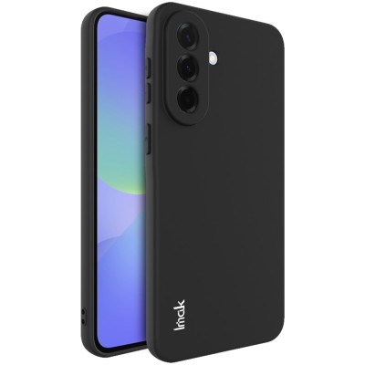 "IMAK" UC-3 hard silicone (TPU) case - black (Galaxy A37)