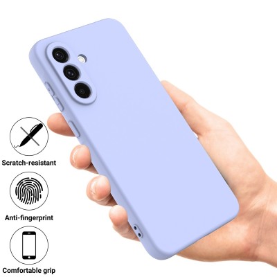 "Shell" hard silicone (TPU) case - purple (Galaxy A57)