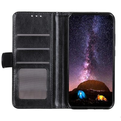 "Binfen" Flip Book Case - Black (Galaxy A57)