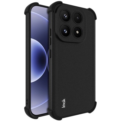 "Imak" reinforced protection hard silicone matte (TPU) case - black (Xiaomi 17)