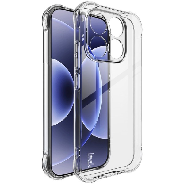 "Imak" reinforced protection hard silicone (TPU) airbag case - transparent (Xiaomi 17)