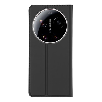 "Dux Ducis" Skin Solid Flip Case - black (Xiaomi 17 Ultra)