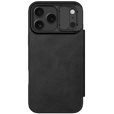 „Nillkin“ Qin Pro flip case - black (iPhone 17 Pro)