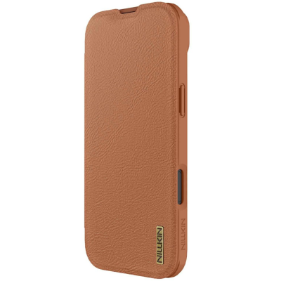 "Nillkin" Qin Pro flip case - brown (iPhone Air)