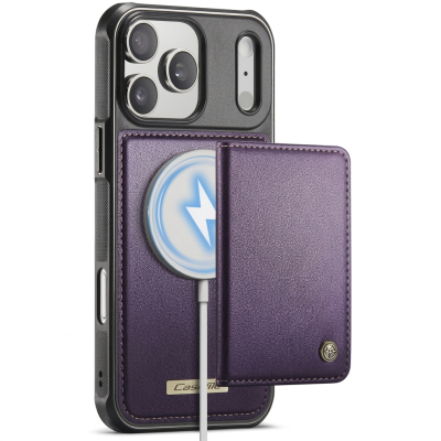 „CASEME“ Wallet case - purple (iPhone 17 Pro Max)