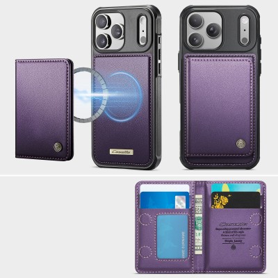 „CASEME“ Wallet case - purple (iPhone 17 Pro Max)