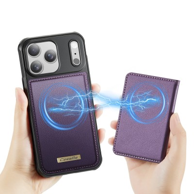 „CASEME“ Wallet case - purple (iPhone 17 Pro Max)