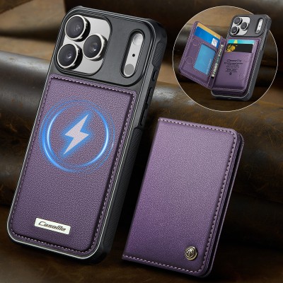 „CASEME“ Wallet case - purple (iPhone 17 Pro Max)