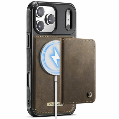 „CASEME“ Wallet case - brown (iPhone 17 Pro Max)