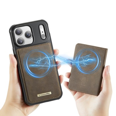 „CASEME“ Wallet case - brown (iPhone 17 Pro Max)