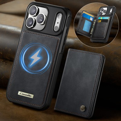 „CASEME“ Wallet case - black (iPhone 17 Pro)
