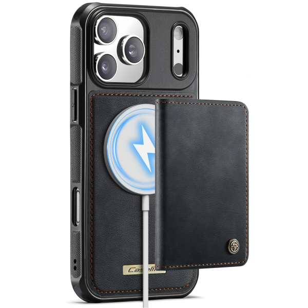 „CASEME“ Wallet case - black (iPhone 17 Pro)