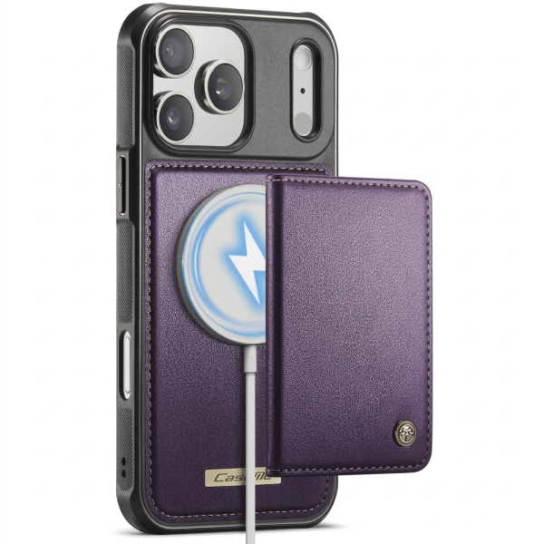 „CASEME“ Wallet case - purple (iPhone 17 Pro)