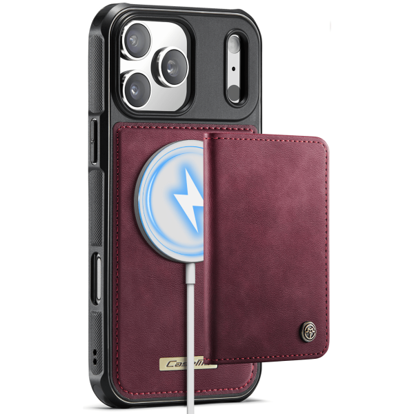 „CASEME“ Wallet case - burgundy (iPhone 17 Pro)