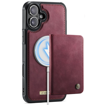 „CASEME“ Wallet case - burgundy (iPhone 17)