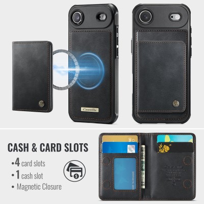 „CASEME“ Wallet case - black (iPhone Air)