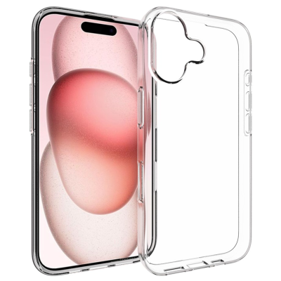 Hard silicone (TPU) case - transparent (iPhone 17)