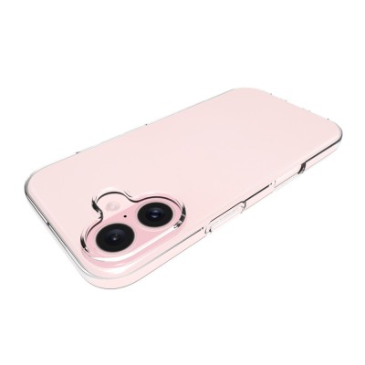 Hard silicone (TPU) case - transparent (iPhone 17)