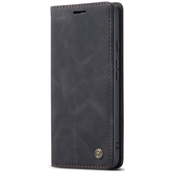 „CaseMe“ Retro Solid Flip Case - Black (Pixel 10a)