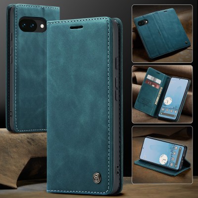 „CaseMe“ Retro Solid Flip Case - Green (Pixel 10a)
