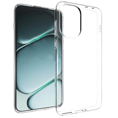 Hard silicone (TPU) case - transparent (OnePlus 15R / Ace 6T / Ace 6)