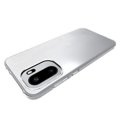 Hard silicone (TPU) case - transparent (OnePlus 15R / Ace 6T / Ace 6)
