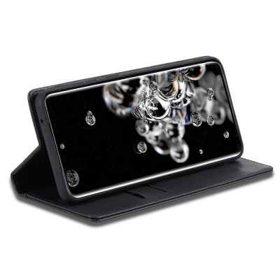 "LC.IMEEKE" Flip Book Case - Black (Galaxy S20 Ultra)