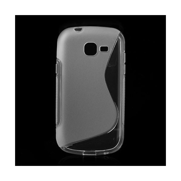 Kieto silikono dėklas - skaidrus (Galaxy Trend Lite)