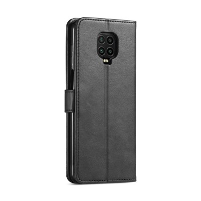 "LC.IMEEKE" Flip Book Case - Black (Redmi Note 9 Pro)