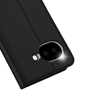 "Dux Ducis" Skin Solid Flip Case - black (Pixel 10a)