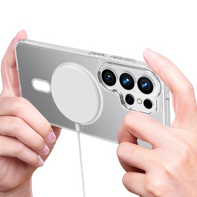 "Tubi" MagSafe Hard Silicone (TPU) Case - Clear (Galaxy S26 Ultra)