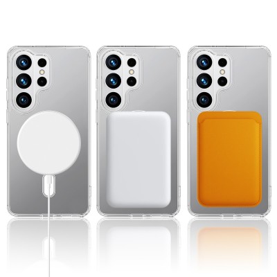 "Tubi" MagSafe Hard Silicone (TPU) Case - Clear (Galaxy S26 Ultra)