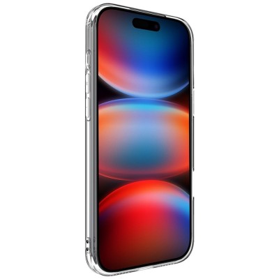 "IMAK" UX-5 hard silicone (TPU) case - transparent (iPhone 17 Pro Max)