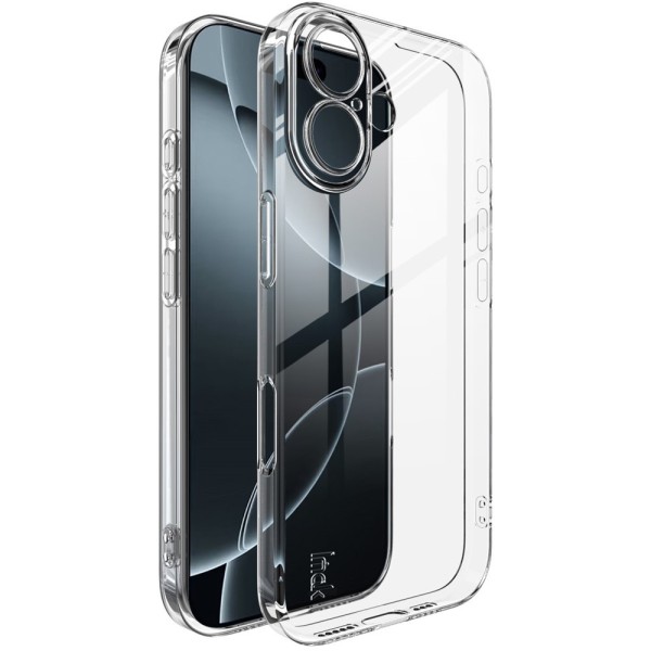 "IMAK" UX-5 hard silicone (TPU) case - transparent (iPhone 17)
