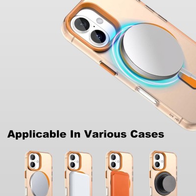 "IMAK" Candy MagSafe Matte Hard Silicone (TPU) Case - orange (iPhone 17)