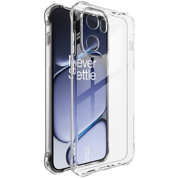 "Imak" reinforced protection hard silicone (TPU) airbag case - transparent (OnePlus 15R / Ace 6T / Ace 6)