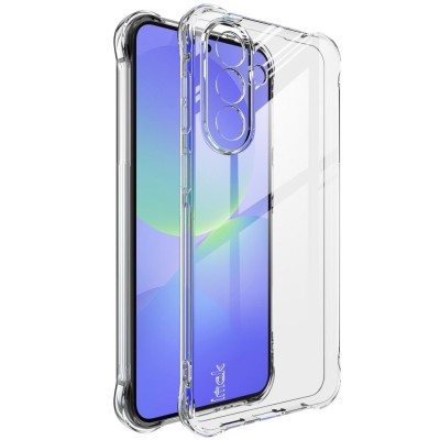 "Imak" reinforced protection hard silicone (TPU) airbag case - transparent (Galaxy A57)