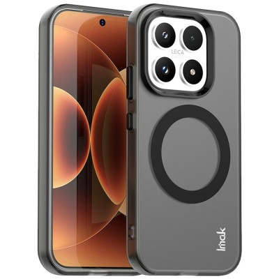 "IMAK" Candy MagSafe Matte Hard Silicone (TPU) Case - Black (Xiaomi 17)