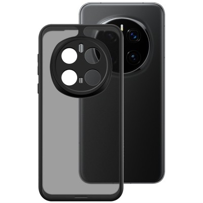 "Imak" hard silicone (TPU) matte case - tinted / black (Honor Magic7 Pro 5G)