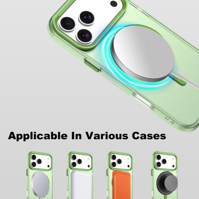 "IMAK" Candy MagSafe Matte Hard Silicone (TPU) Case - Green (iPhone 17 Pro Max)